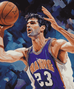 John Stockton Basketball Legend Diamond Painting