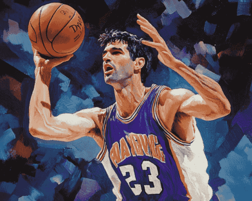 John Stockton Basketball Legend Diamond Painting