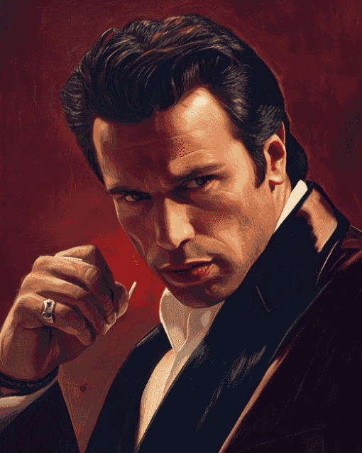 John Travolta Celebrity Diamond Painting