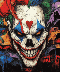 Joker Skeleton Art Diamond Painting