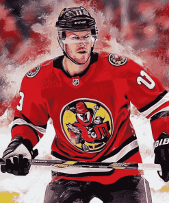 Jonathan Toews Ice Hockey Star Diamond Painting