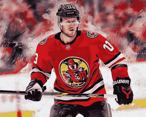 Jonathan Toews Ice Hockey Star Diamond Painting