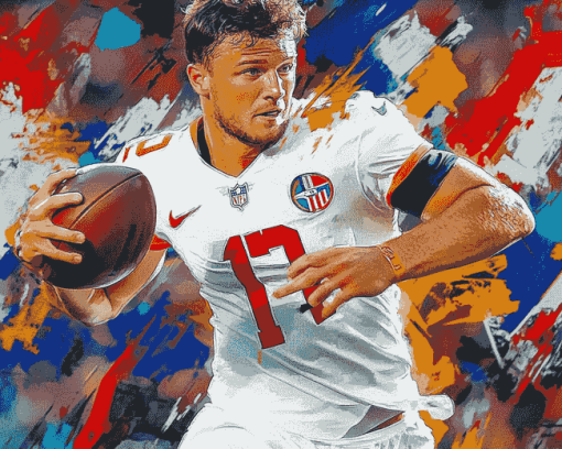 Josh Allen Football Star Diamond Painting