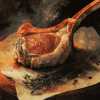 Juicy Tomahawk Feast Diamond Painting