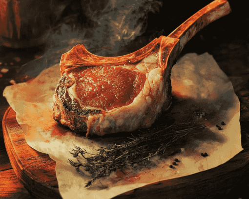 Juicy Tomahawk Feast Diamond Painting