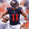 Justin Fields Football Legend Diamond Painting