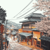 Kamakura Cityscape Diamond Painting
