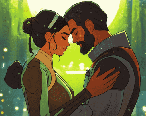 Kanan and Hera Romance Diamond Painting