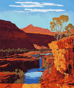 Karijini Landscapes Diamond Painting