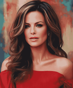 Kate Beckinsale in Red Celebrity Dress Diamond Painting