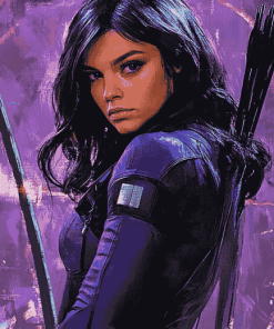 Kate Bishop Superhero Diamond Painting