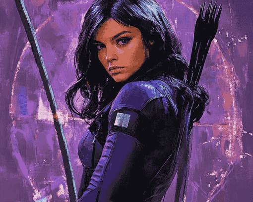 Kate Bishop Superhero Diamond Painting