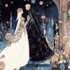 Kay Nielsen Couple Wedding Diamond Painting