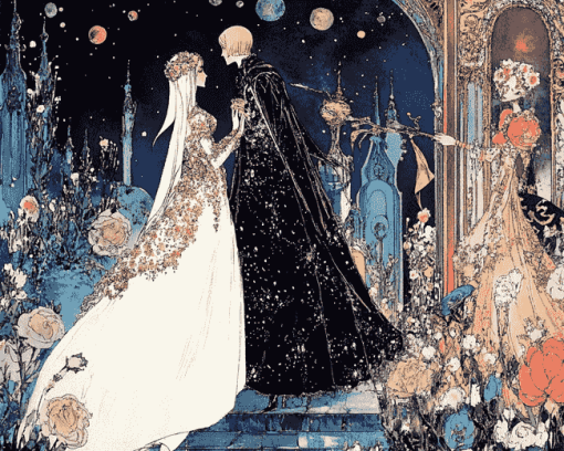 Kay Nielsen Couple Wedding Diamond Painting