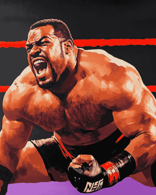 Keith Lee WWE Champion Diamond Painting