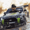 Ken Block Racing Legend Diamond Painting