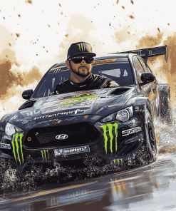 Ken Block Racing Legend Diamond Painting