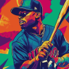 Ken Griffey Jr Pop Art Diamond Painting