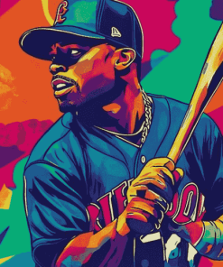 Ken Griffey Jr Pop Art Diamond Painting