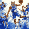 Kentucky Wildcats Basketball Icons Diamond Painting