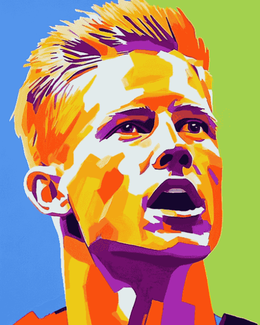 Kevin De Bruyne Pop Art Diamond Painting