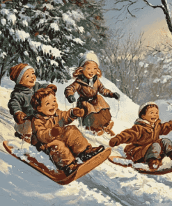 Kids Winter Fun Diamond Painting