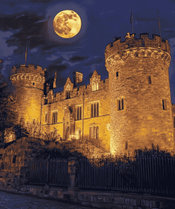 Kilkenny Castle Nightscape Diamond Painting