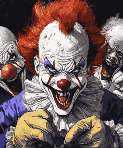 Killer Clowns Animation Diamond Painting