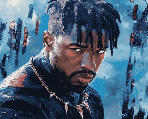 Killmonger Black Panther Diamond Painting