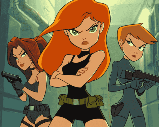 Kim Possible Cartoon Fun Diamond Painting