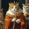 King Cat Anime Diamond Painting