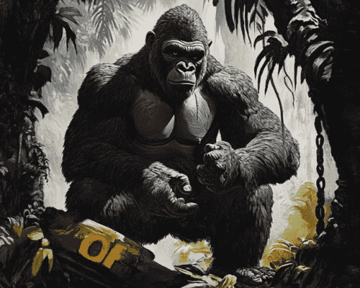 King Kong Ape Diamond Painting