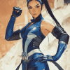 Kitana Anime Diamond Painting