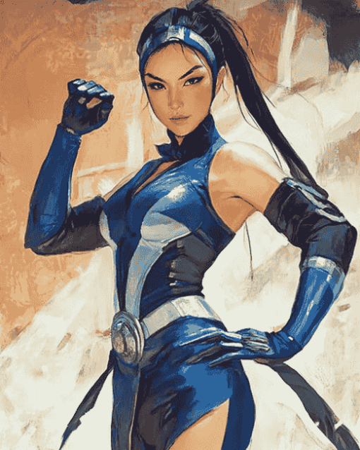 Kitana Anime Diamond Painting