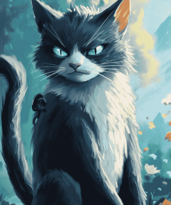 Kitty Softpaws Animation Diamond Painting