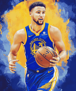 Klay Thompson Basketball Legend Diamond Painting