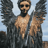 Knife Angel British Icon Diamond Painting