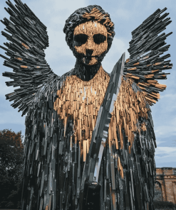 Knife Angel British Icon Diamond Painting