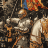 Knights Jousting Warriors Diamond Painting