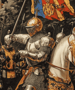 Knights Jousting Warriors Diamond Painting