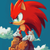 Knuckles The Echidna Animation Diamond Painting