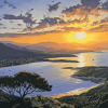 Knysna Beaches Sunset Diamond Painting