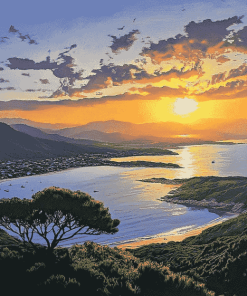 Knysna Beaches Sunset Diamond Painting