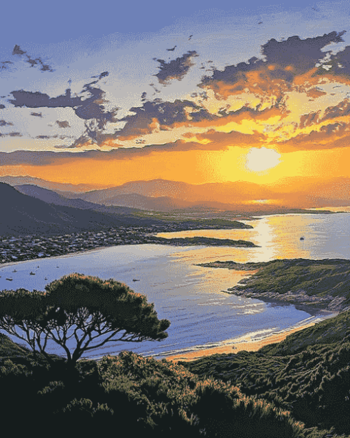 Knysna Beaches Sunset Diamond Painting