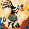 Kokopelli Musician Art Diamond Painting