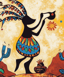 Kokopelli Musician Art Diamond Painting