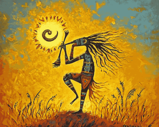 Kokopelli Musician Diamond Painting