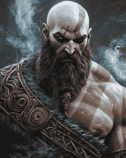 Kratos Mythology Diamond Painting