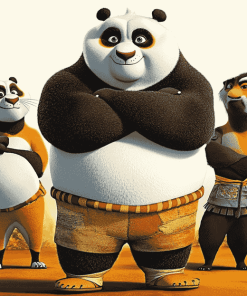 Kung Fu Panda Characters Diamond Painting