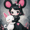 Kuromi and My Melody Anime Diamond Painting